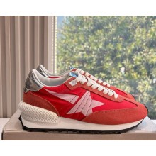 GOLDEN GOOSE women/men Running suede and leather sneakers red 2025
