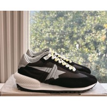 GOLDEN GOOSE women/men Running suede and leather sneakers black 2025
