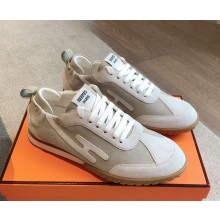 hermes women's/men's Jet sneaker in grey  2024