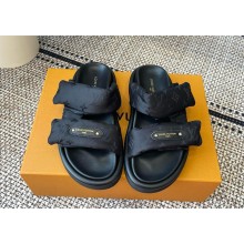 Louis Vuitton Pool Pillow Comfort Mule1AHMKL black 2025