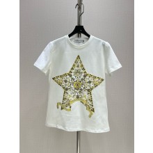 Dior White Cotton T-Shirt 04 2024