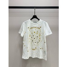 Dior White Cotton T-Shirt 01 2024