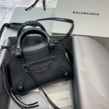 Balenciaga so Black Neo Classic mini Top Handle Bag in smooth calfskin 2021