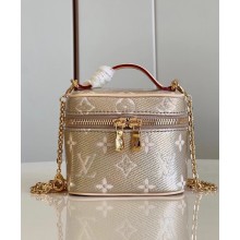louis vuitton Micro Vanity CASE M22920 beige 2023
