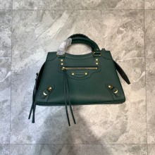 Balenciaga Neo Classic small Top Handle Bag green/gold 2020