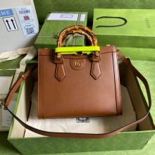 Gucci Diana small tote bag 660195 tan 2021