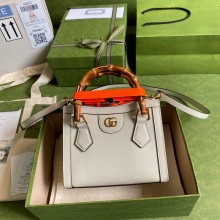 Gucci Diana mini tote bag 702732 white 2021