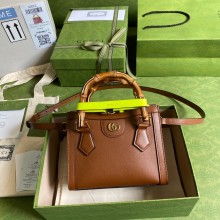 Gucci Diana mini tote bag 702732 TAN 2021