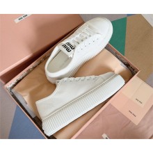 Miu Miu Denim sneakers 5E889D white 2023