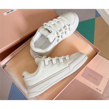 Miu Miu white leather sneakers 5E838D 2023