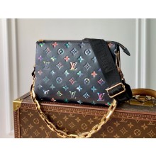 Louis Vuitton Coussin PM Bag in embossed Monogram motif Leather M21353 navy 2022