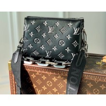 Louis Vuitton Coussin BB in silver Monogram Leather M20574 black 2022