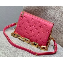 Louis Vuitton Coussin BB in Monogram Grained Leather M20750 Fluo Pink 2022 