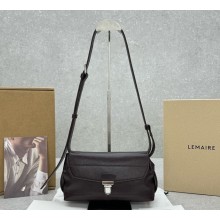 Lemaire Leather Small Gear Bag dark purple 2024