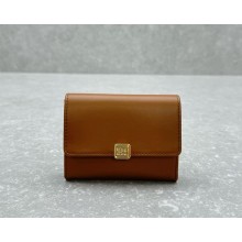 Miu Miu Brown leather trifold wallet 1121-2024