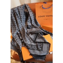 Louis Vuitton Lock And Go Shine Shawl BLACK 2025