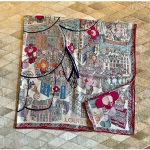 Louis Vuitton Silk Cache Cache Square 90 Scarf 02 2025