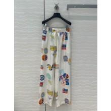 LOUIS VUITTON WHITE Mahina Patch Pajama Pants 2025