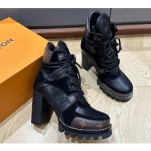 Louis Vuitton Star Trail Ankle Boots in Mix of materials Black 2023