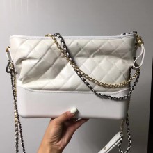 Chanel'Gabrielle large 28cm hobo bag A93824 white(75804)