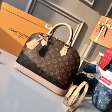 LOUIS VUITTON Monogram coated canvas Alma PM M53151 2024