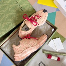 Gucci Women/Men GG print Run sneakers 725612 01 2023