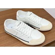 Celine AS-01 Low Lace-Up Celine Alan Women/Men Sneakers in Calfskin White 2024