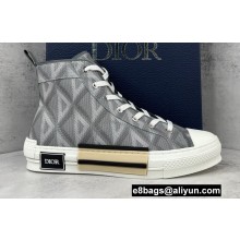 Dior B23 High-Top Sneakers in CD Diamond Canvas 03 2022