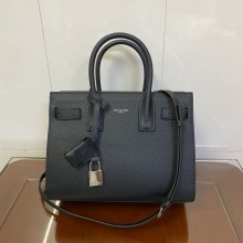 saint laurent nano sac de jour bag black in grained leather (original quality)