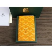 Goyard Saint Pierre Card Holder Wallet Yellow