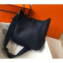 Hermes Evelyne III PM Bag in Togo Leather NAVY