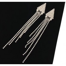 Gucci Metal Earrings With Crystals 570512