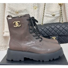 Chanel Calfskin CC Lace-Up Combat Boots-01 1111-2024