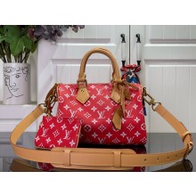 louis vuitton Speedy P9 Bandoulière 25 bag red M24425 2024