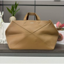 LOEWE PUZZLE FOLD DUFFLE TOTE BROWN 2024