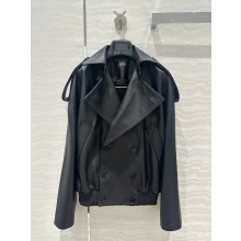 LOEWE Balloon jacket in nappa lambskin black 2024