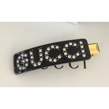 Gucci Crystal Gucci Single Hair Barrette 513986 Black 2018