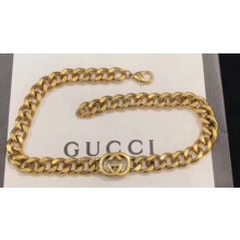 Gucci GG Running Yellow Gold Necklace 2019