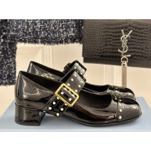 Prada Patent leather Mary Jane pumps black 1I816N 2024