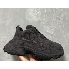 Balenciaga women/men Triple S Denim Sneakers Cotton grey 2024