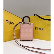 FENDI MINI SUNSHINE SHOPPER pink 2023