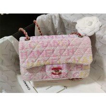 chanel coco printed tweed mini flap bag 2024