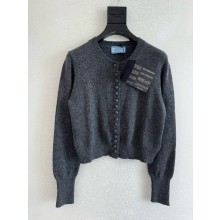 Prada Cashmere cardigan P25N16 gray 2024 