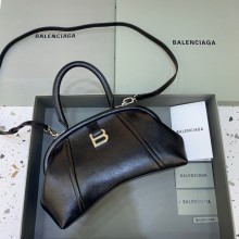 balenciaga editor black calfskin small bag 2022