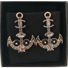 Chanel Earrings A58442 Gold/Black 2018
