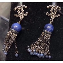 Chanel Earrings A58092 Blue/Black 2018