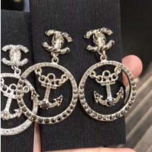 Chanel Earrings A58441 Gold/Gray/Black 2018