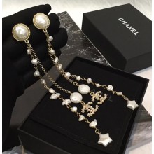 Chanel Earrings A58096 Pearly White 2018