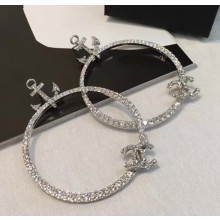 Chanel Earrings A58439 Silver/Pearly White 2018
