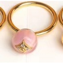 Louis Vuitton B Blossom Ring Pink/Gold